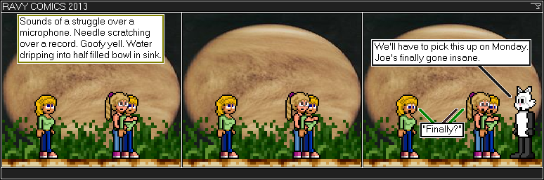 He makes so few appearances in the comic named for him.