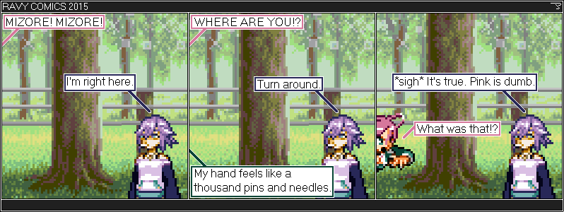 Rosario Vampire. Moka + Mizore. Of course she head THAT.